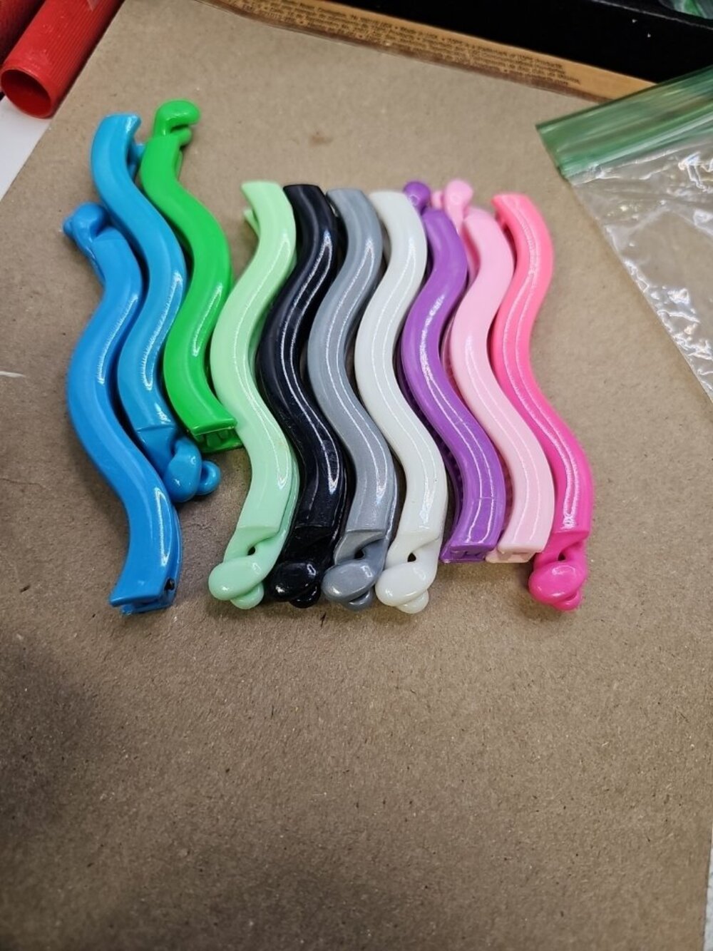 Banana Hair Clip-on Lot Of 10